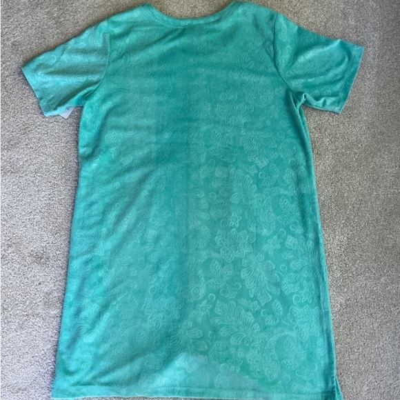 Croft & Barrow Aqua Zip Front Bath Robe Size XL NWT - Picture 2 of 6